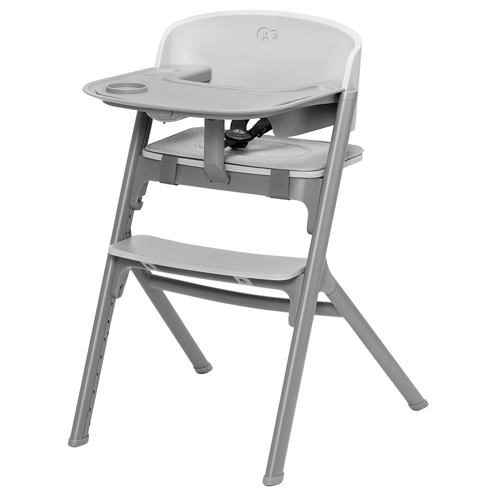 Grey and shop white high chair